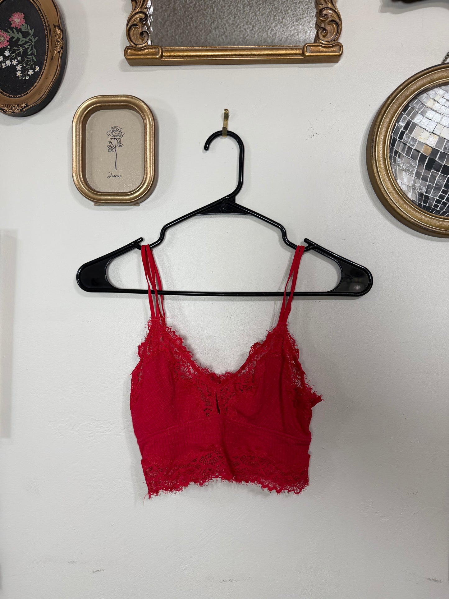Small Red Bralette