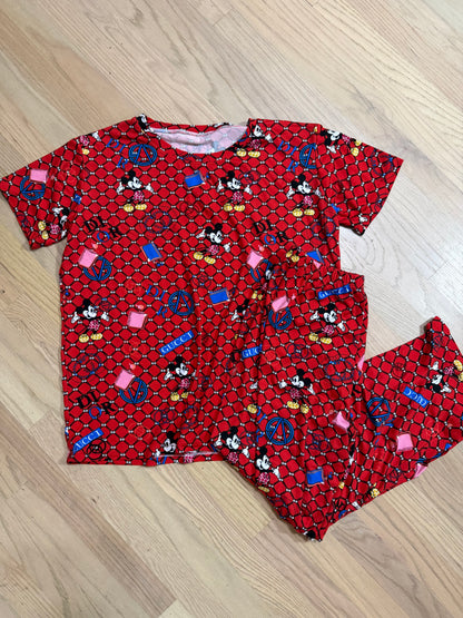 Best Small/Medium Mickey Pajama Set
