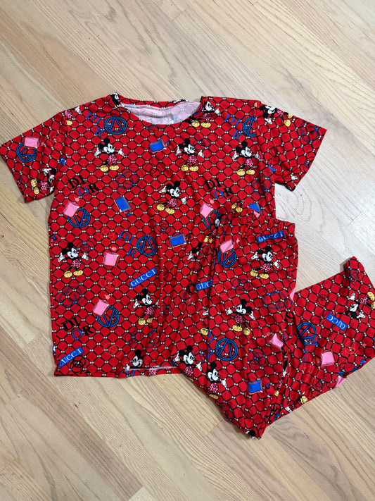 Best Small/Medium Mickey Pajama Set