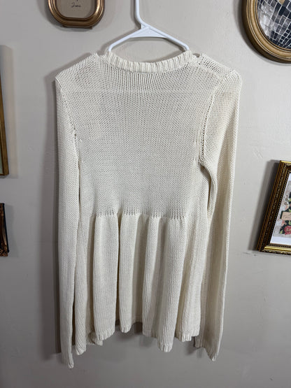 XS Cream Cardigan *small call out see pics