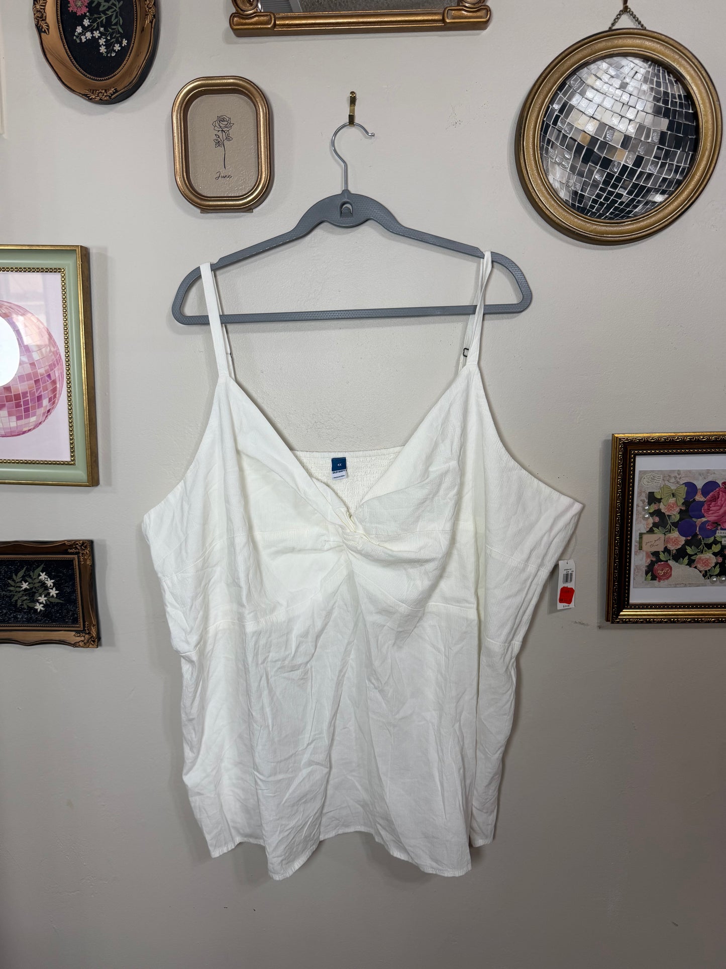 4x NWT Creamy White Tank Top
