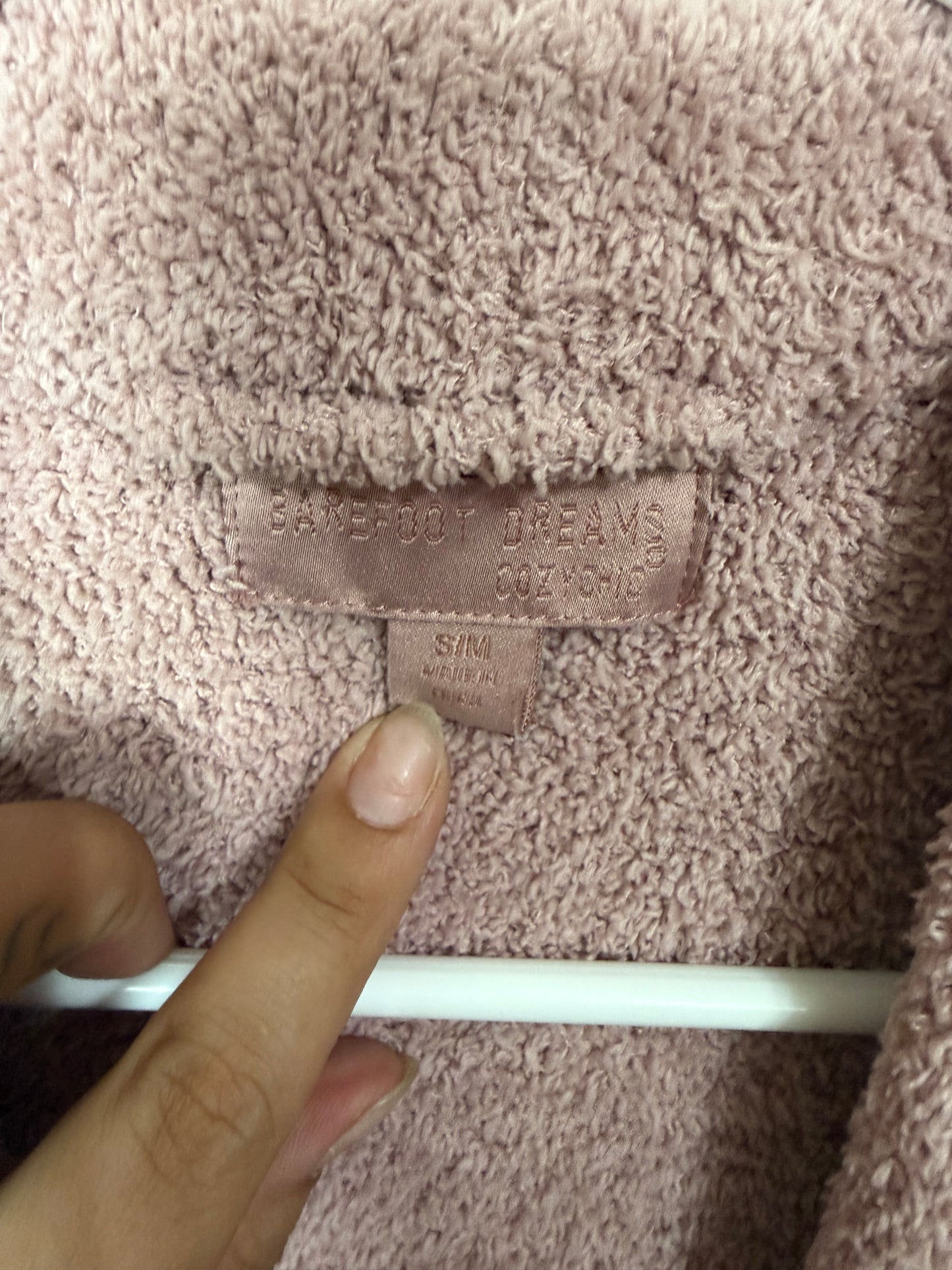 Small Rose Robe w/ Front Big Pockets *missing tie