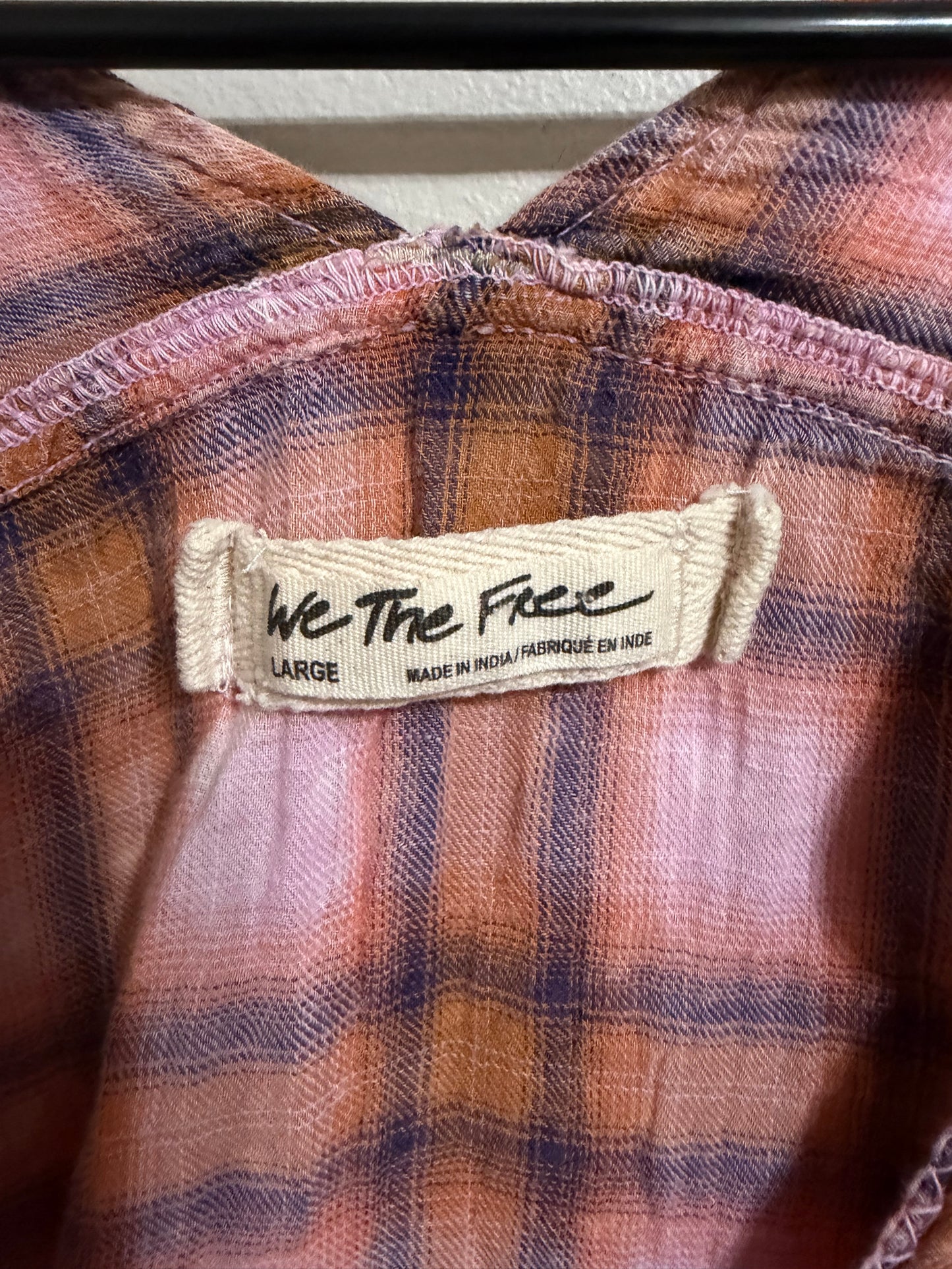 Large One Of The Boys Plaid Flannel Tunic Shirt