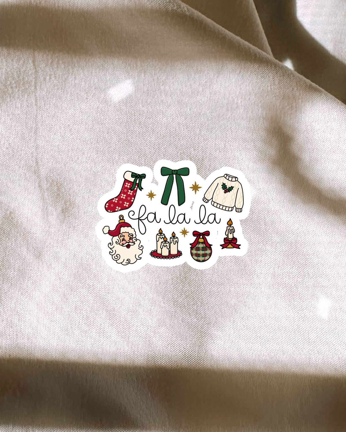 Fa La La La Sticker