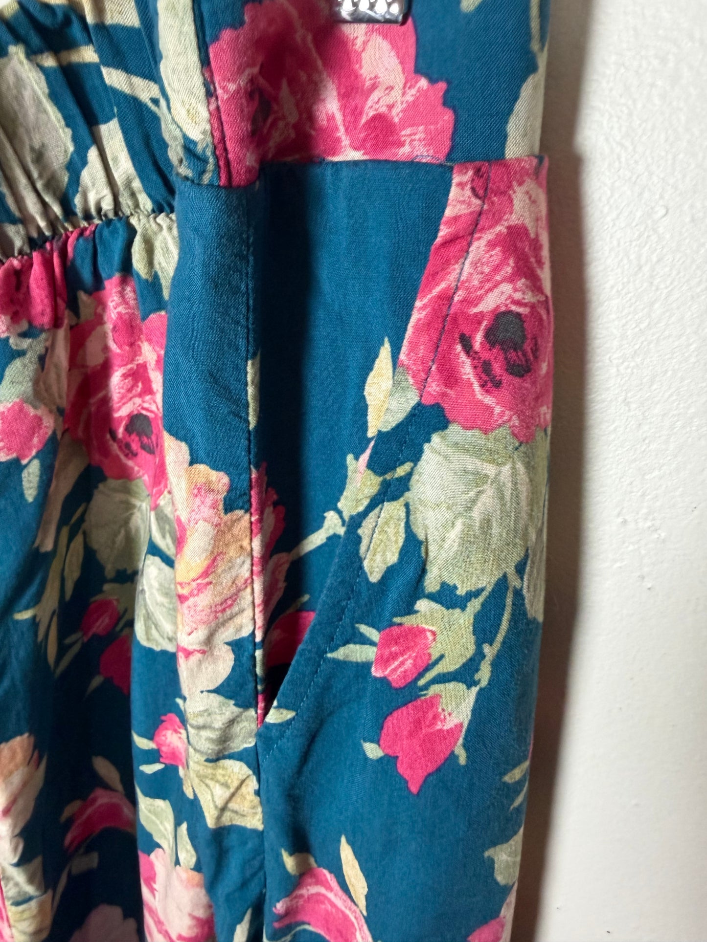3x Floral Wide Leg Pants