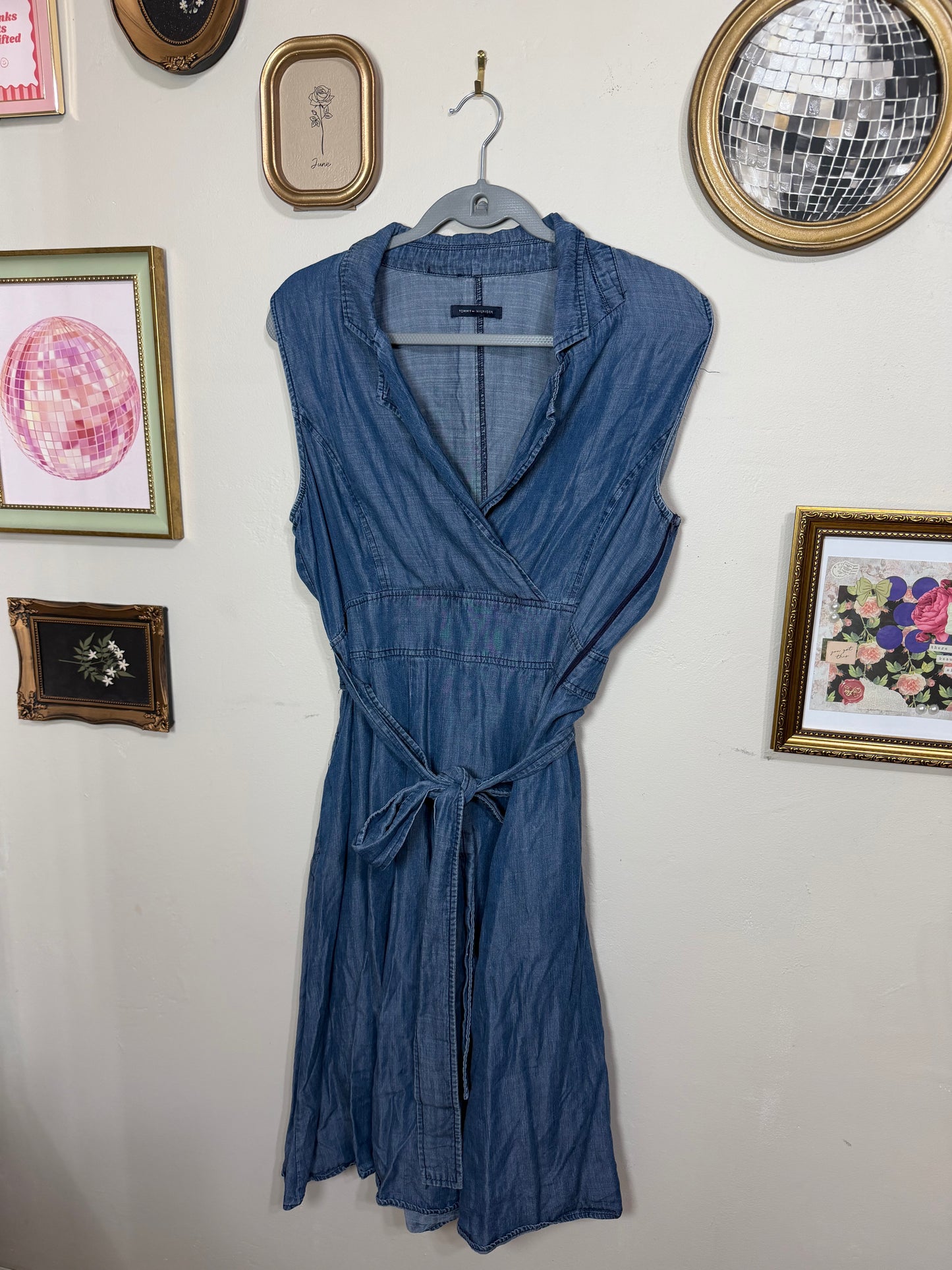 19in PTP Chambray Tie Dress