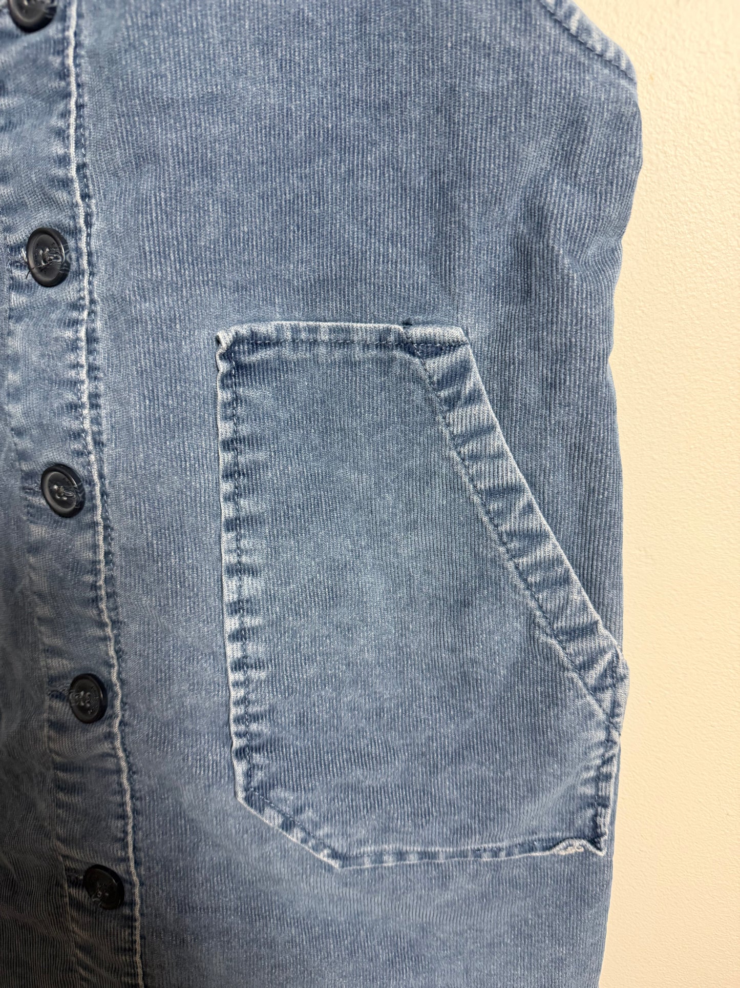 Medium Blue Corduroy Dress