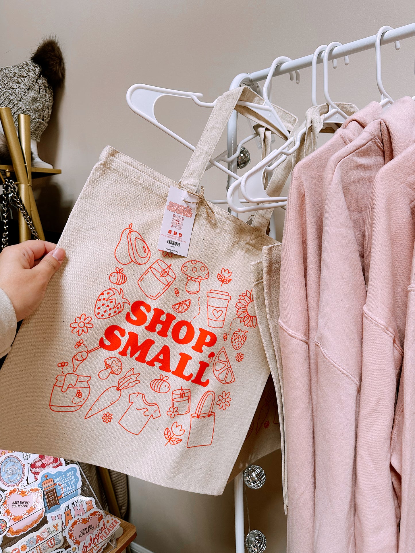 Shop Small Doodles Tote Bag