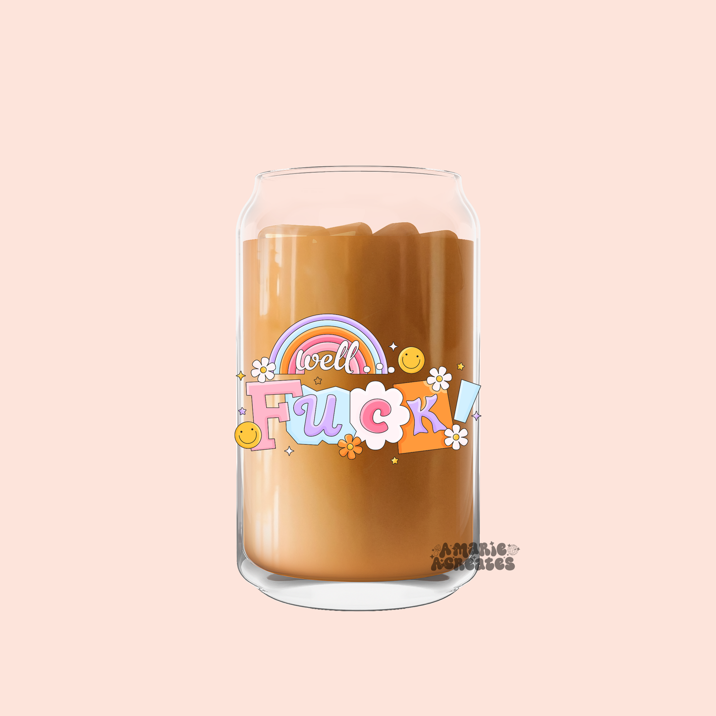 Well Fuck! Glass Cup