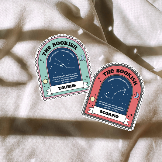 Zodiac The Bookish Sticker