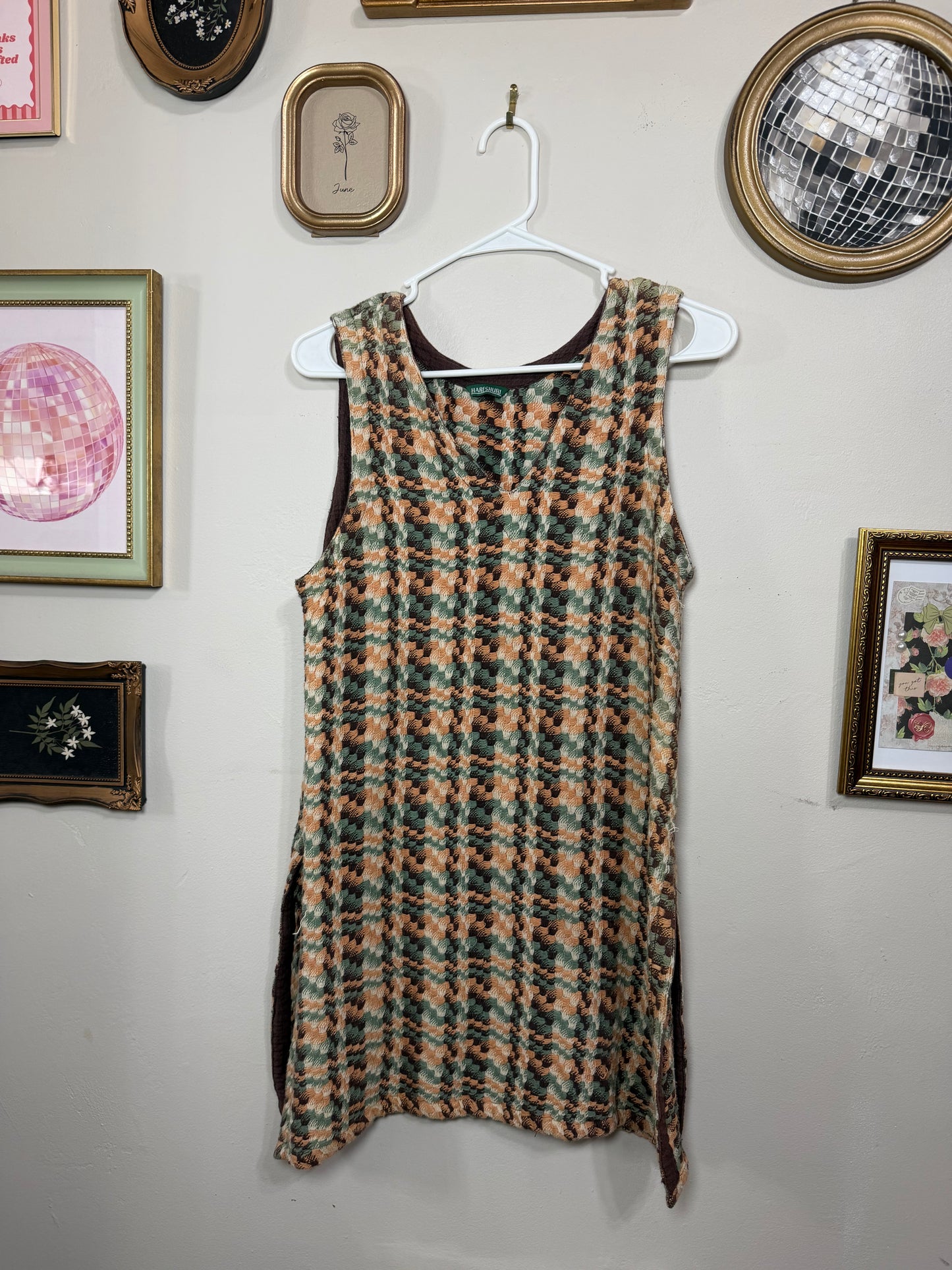 Medium Fall Colored Tank Top w/ Side Slits