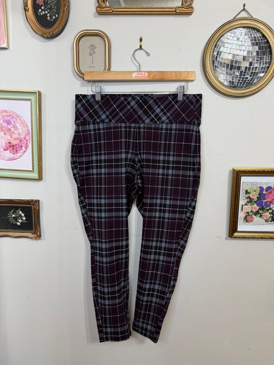0x NWT Plaid Leggings