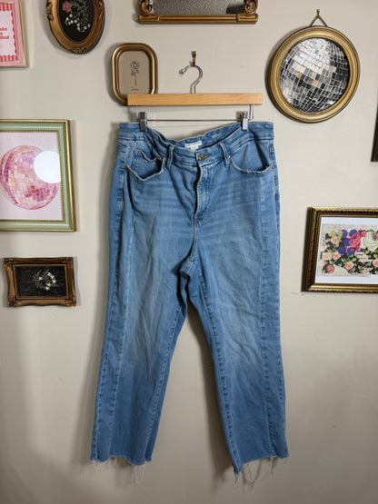 Size 16 Good Legs Straight Mid Rise Jeans