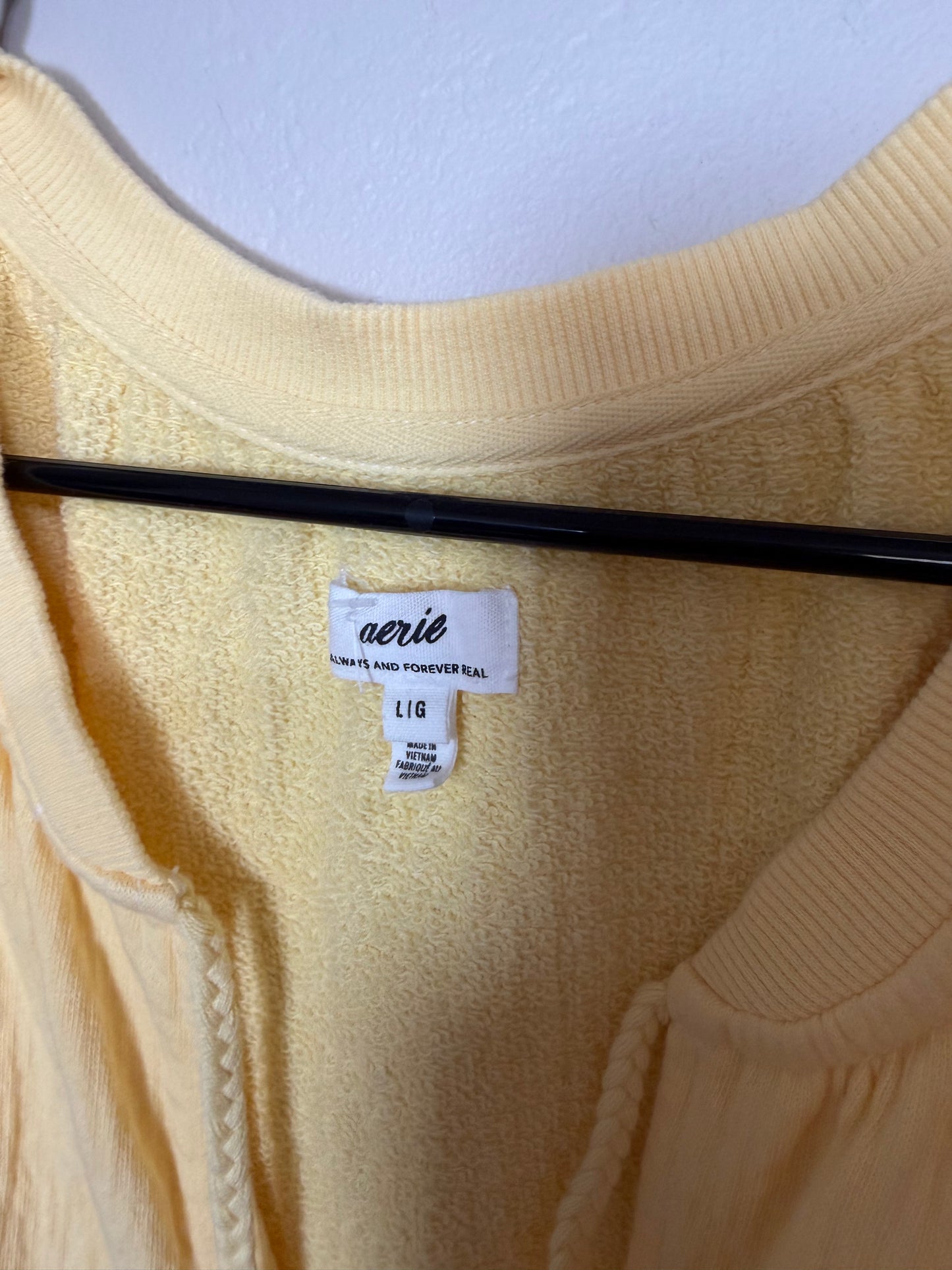 Large Yellow Gauze Top