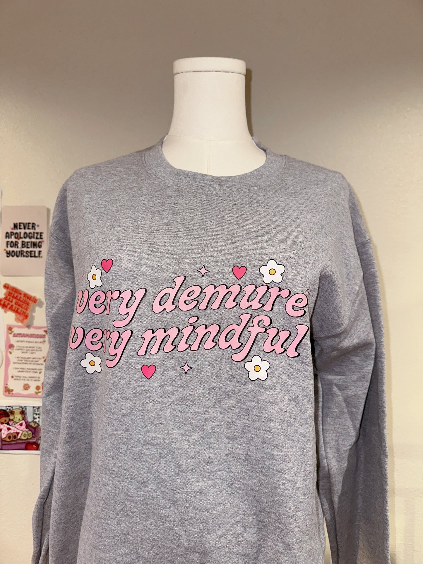 Very Demure Very Mindful Crewneck - Small