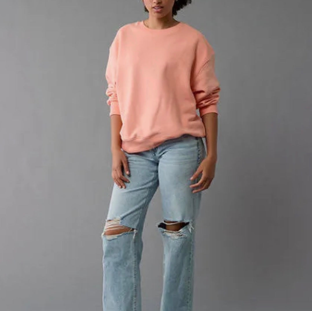 XL Coral Everyday Sweater
