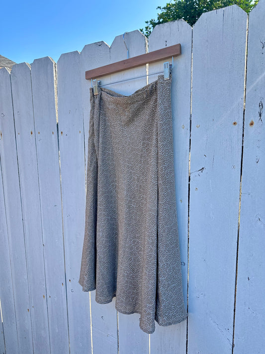 Large Khaki Speck Skirt