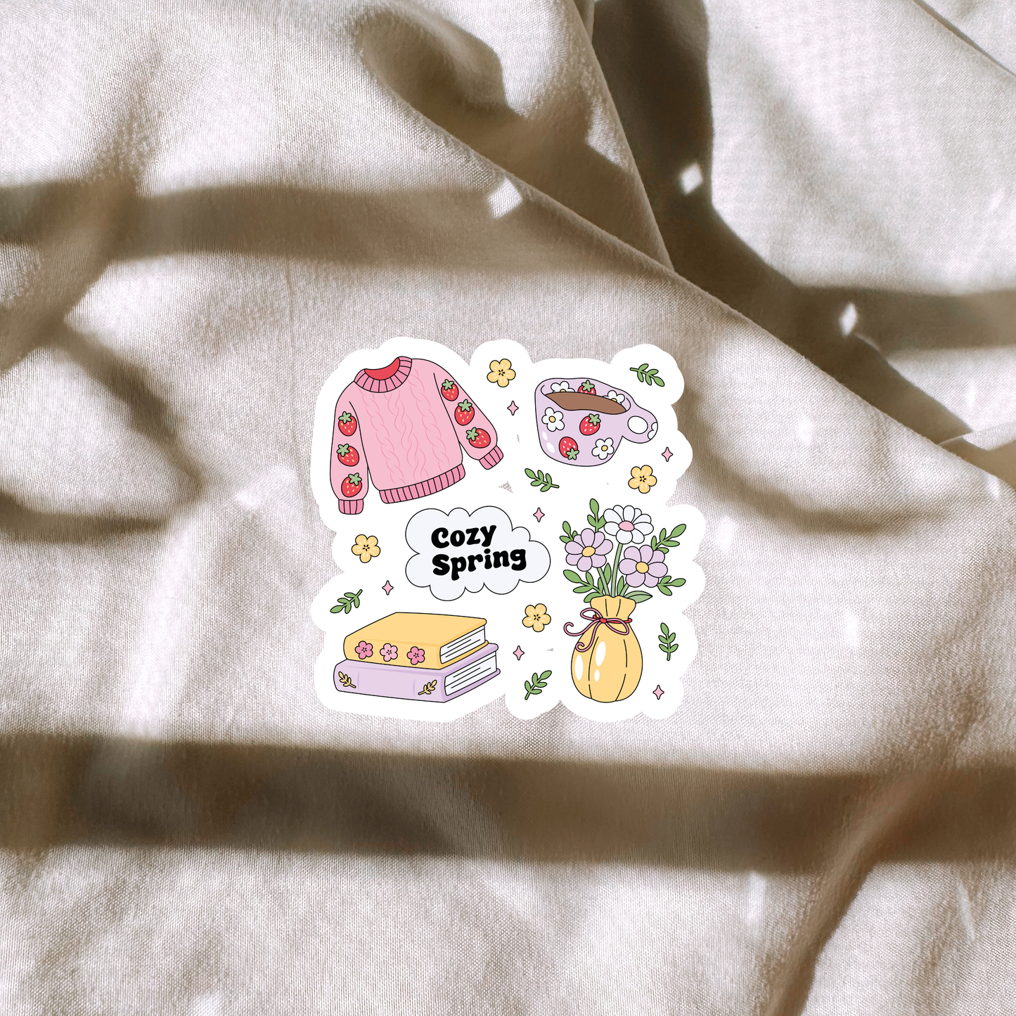 Cozy Spring Sticker