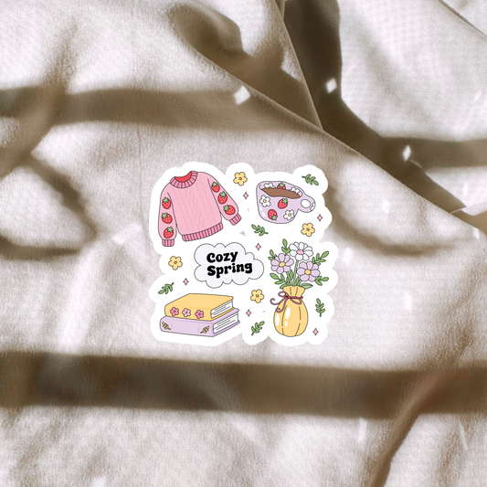 Cozy Spring Sticker