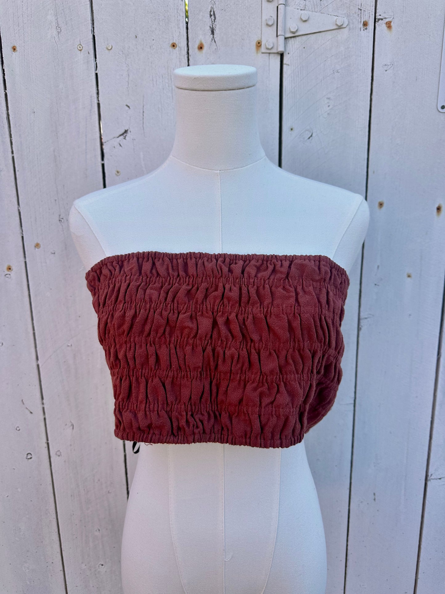 NWT XL Burgundy Tube Top