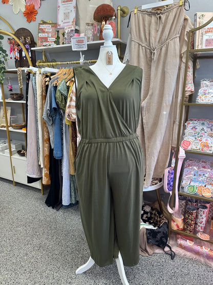 XL Green Jumpsuit