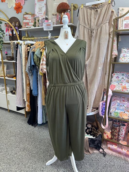 XL Green Jumpsuit