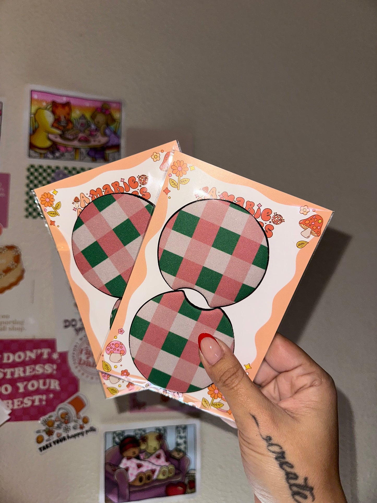 Christmas and/or Wicked Car Coaster