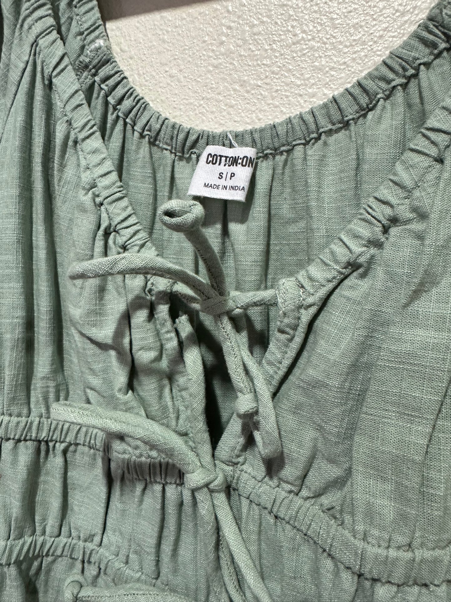 Small Sage Mini Dress