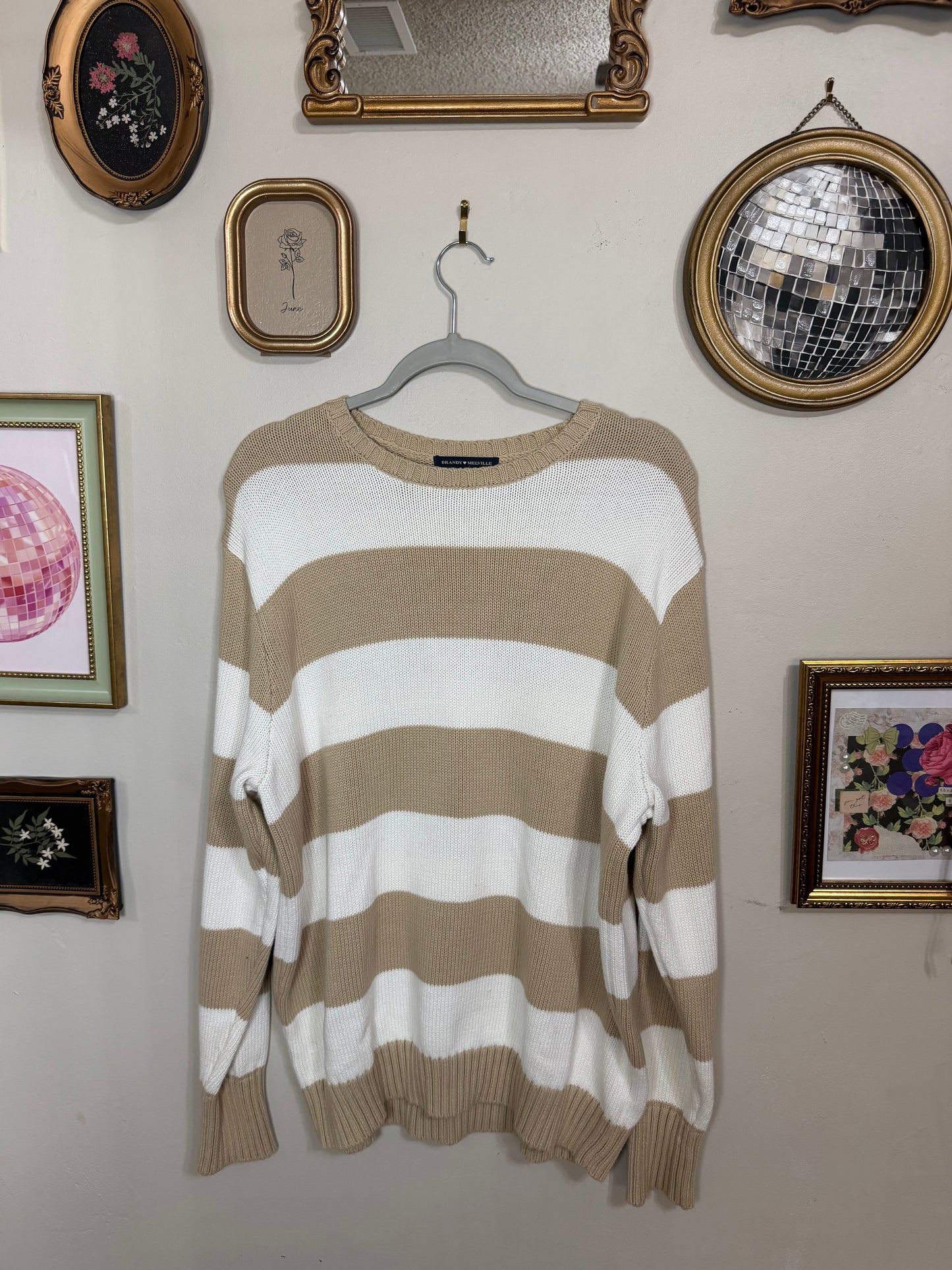 S/M Striped Sweater
