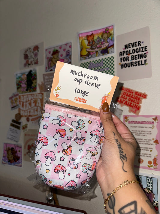Mushroom Cup Sleeve - Large