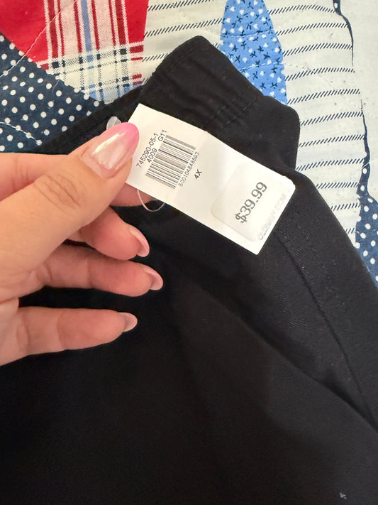 4x NWT Black Straight Leg Pants