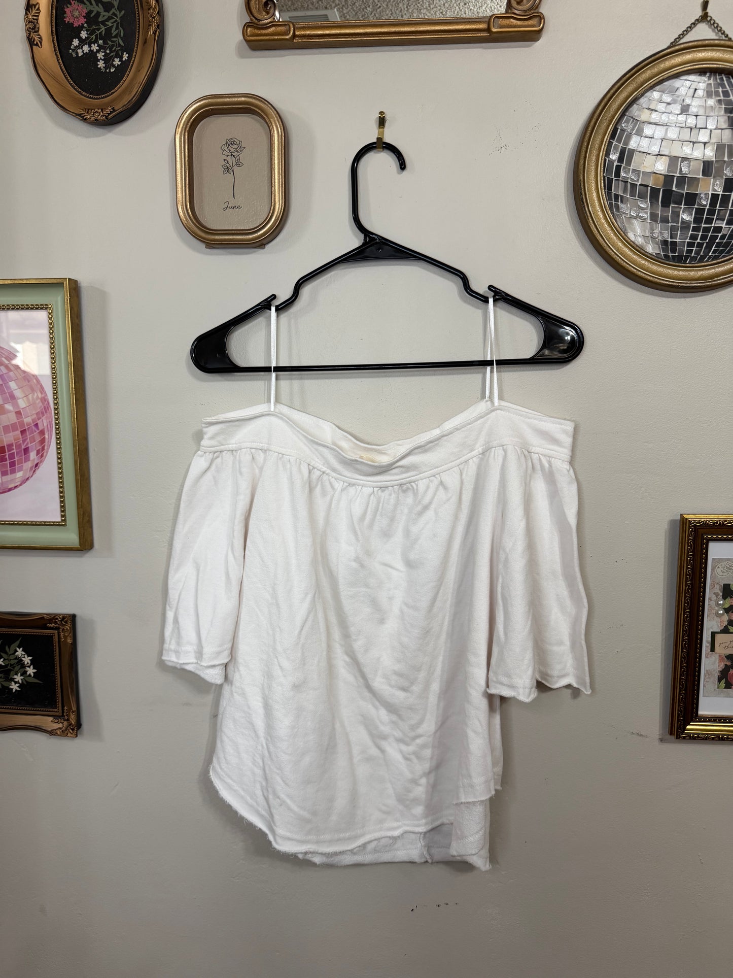 Medium White Off Shoulder Top