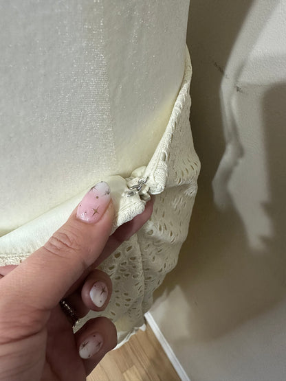 NWT Size 16 Cream Crochet Skirt