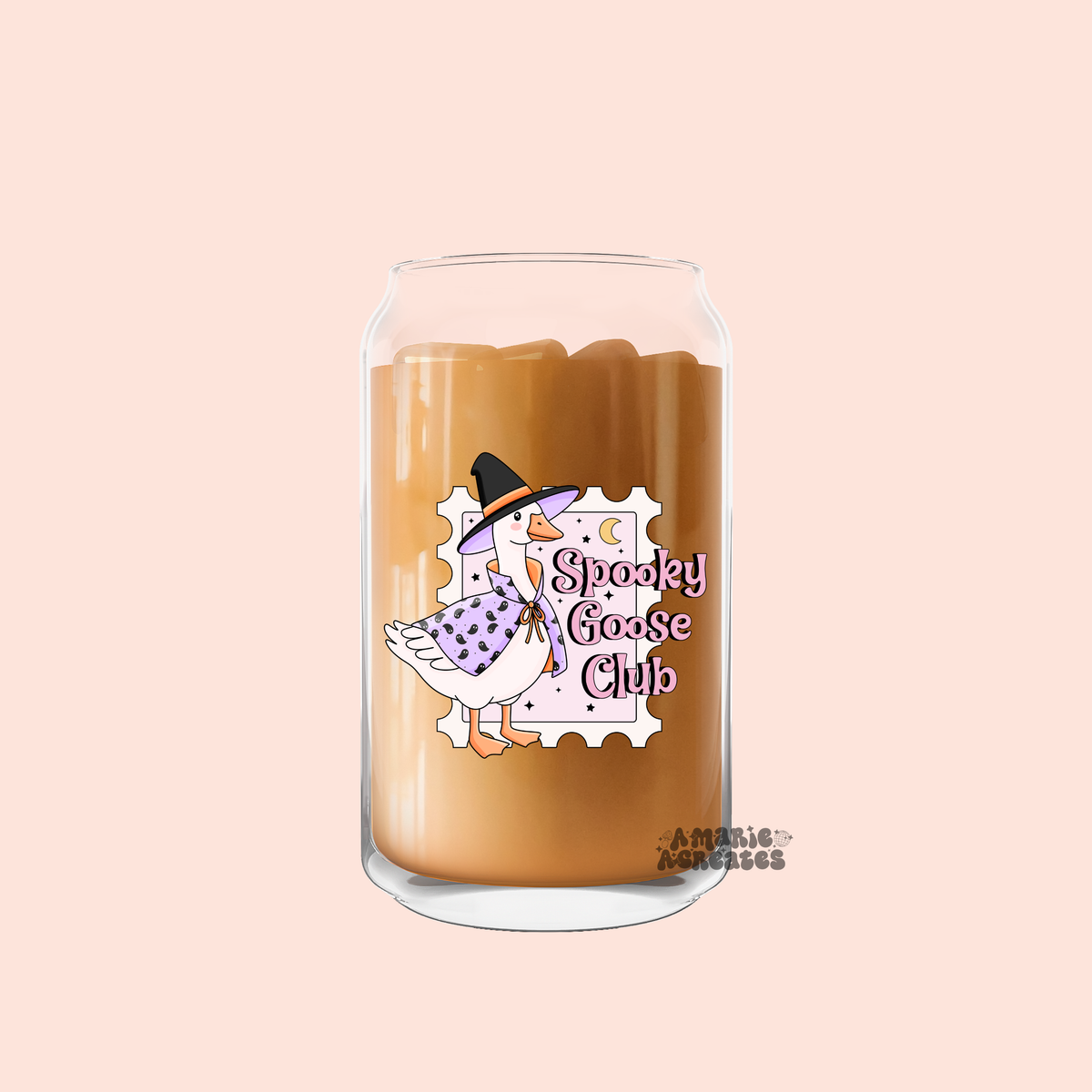 Spooky Goose Club Glass Cup