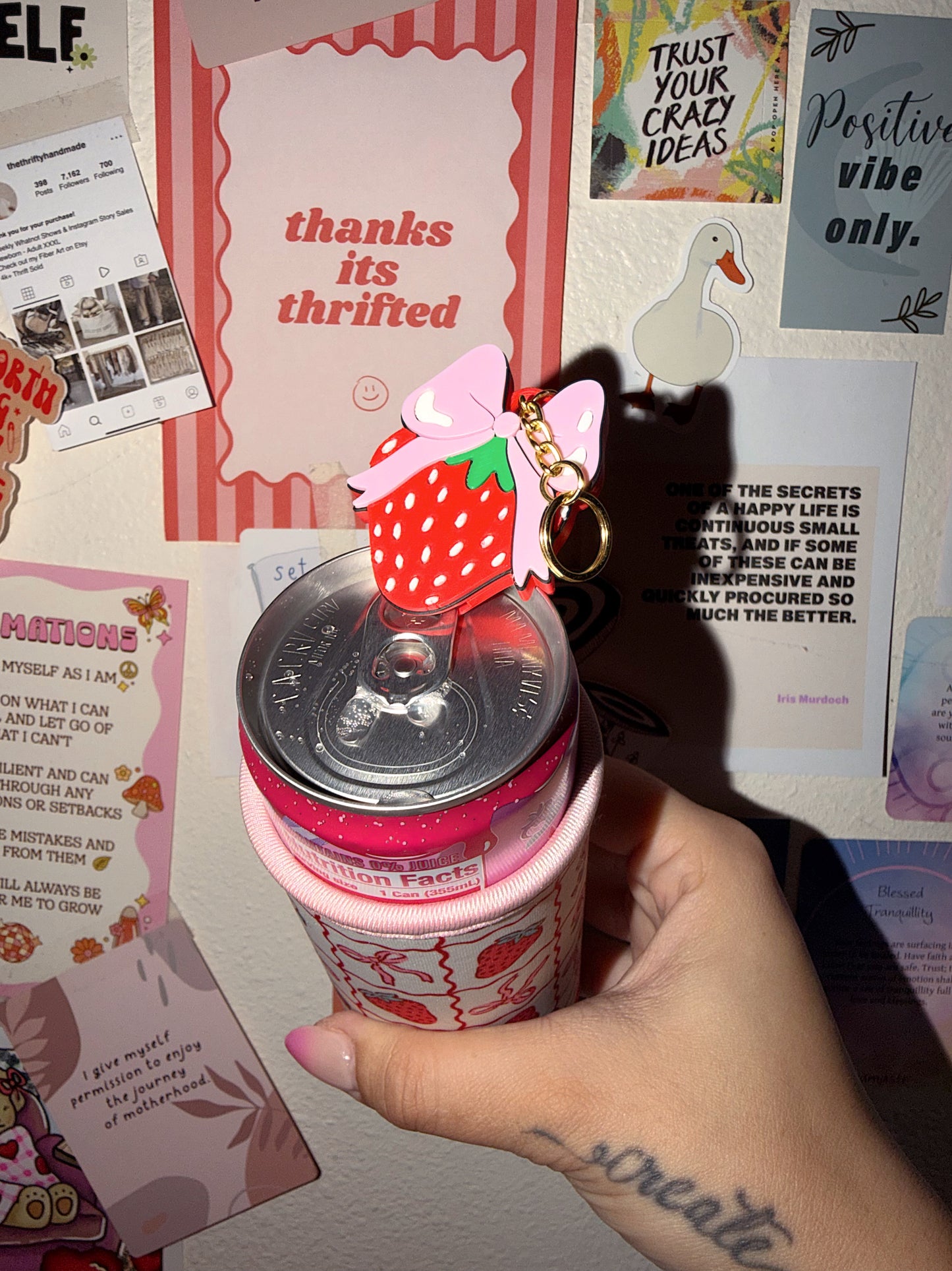 Strawberry Bow Can Opener