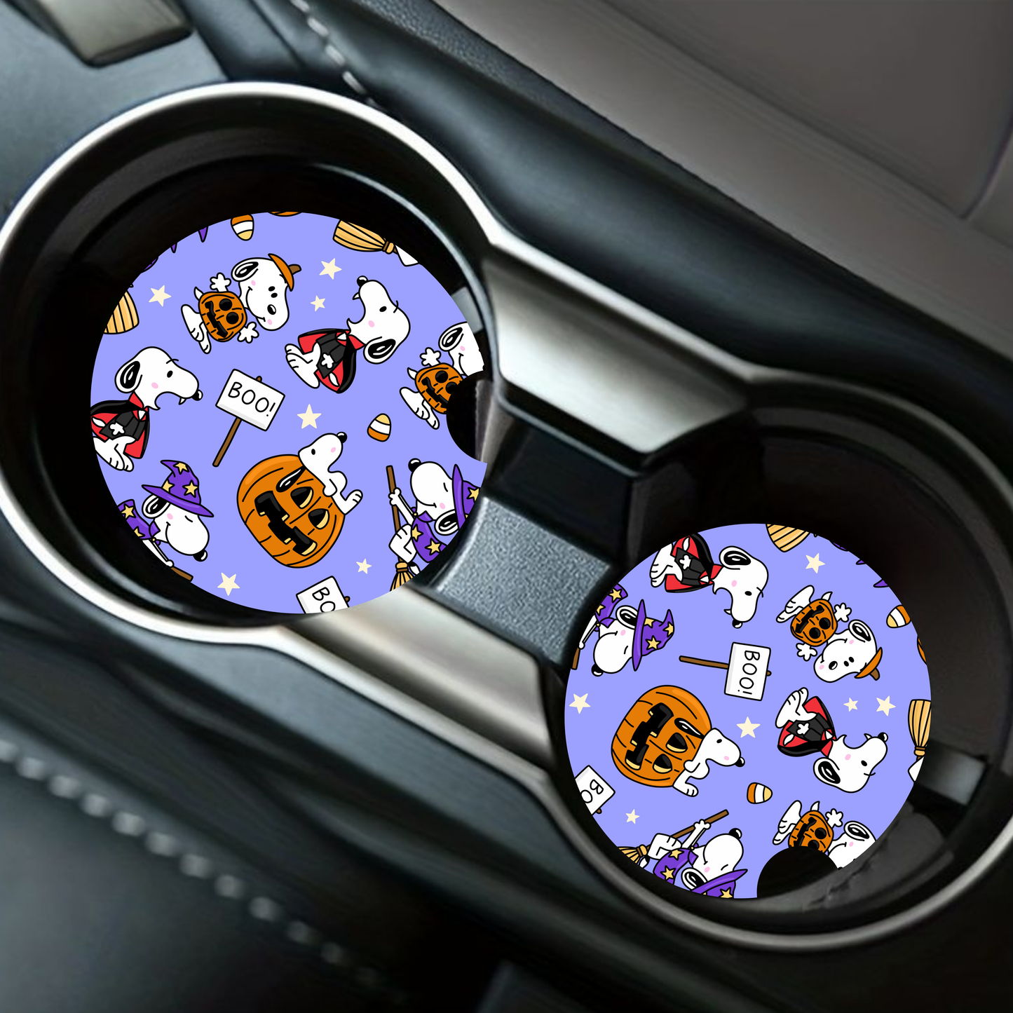 Snoopy Halloween Car Coaster
