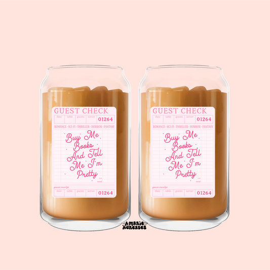 Buy Me Books And Tell Me Im Pretty Glass Cup