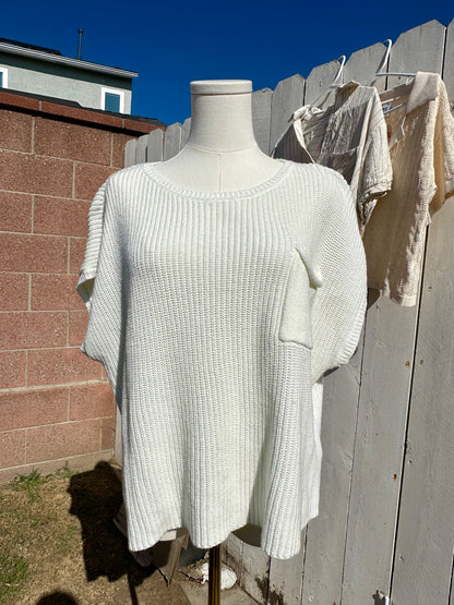 XL Knit Pocket Top