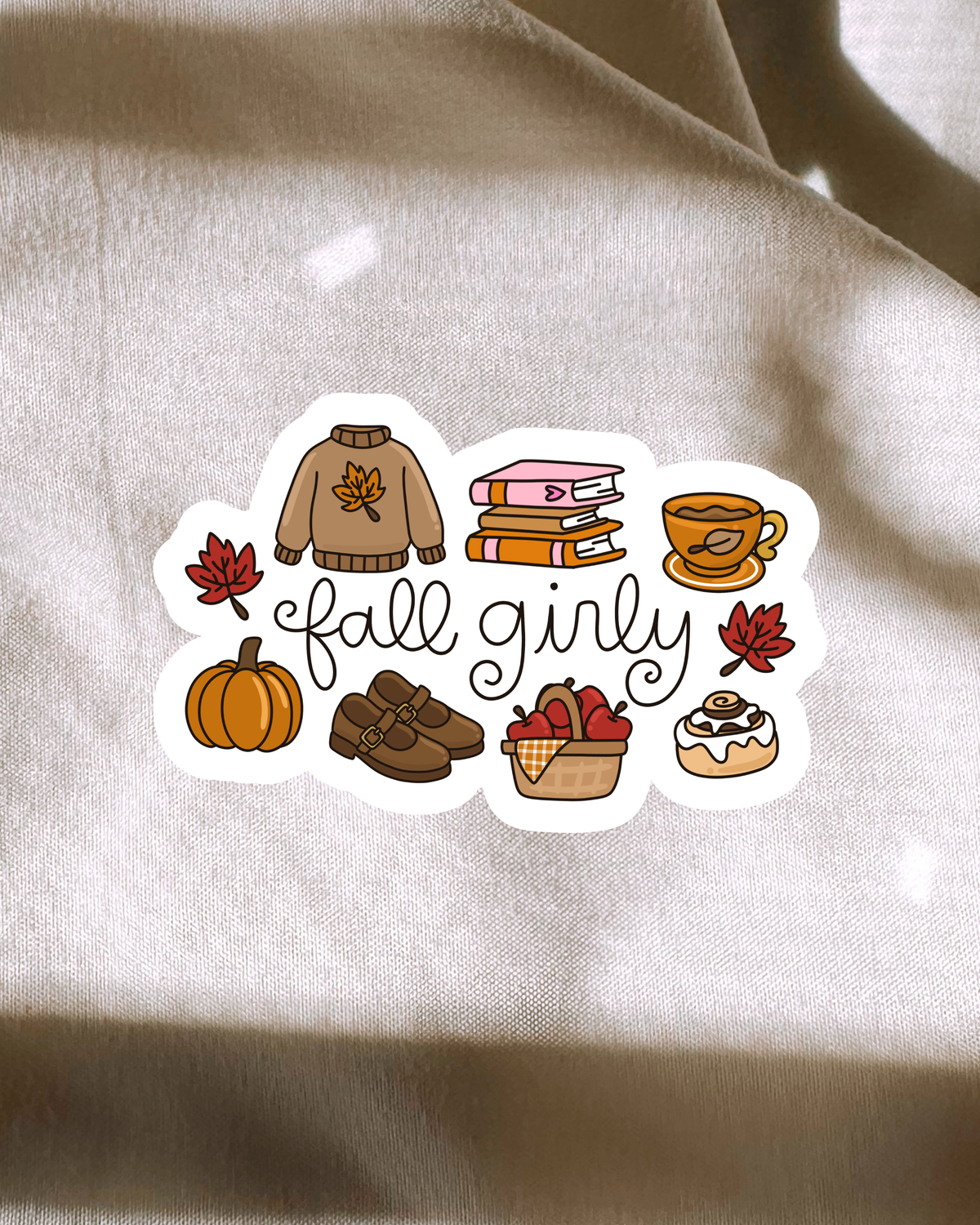 Fall Girly Sticker