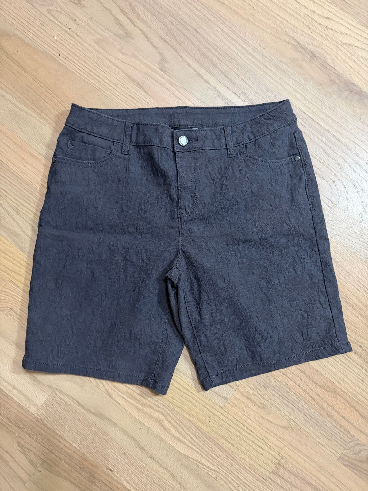 Size 10 Grey Shorts w/ Textured Detail