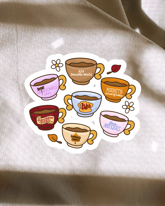 Gilmore Mugs Sticker
