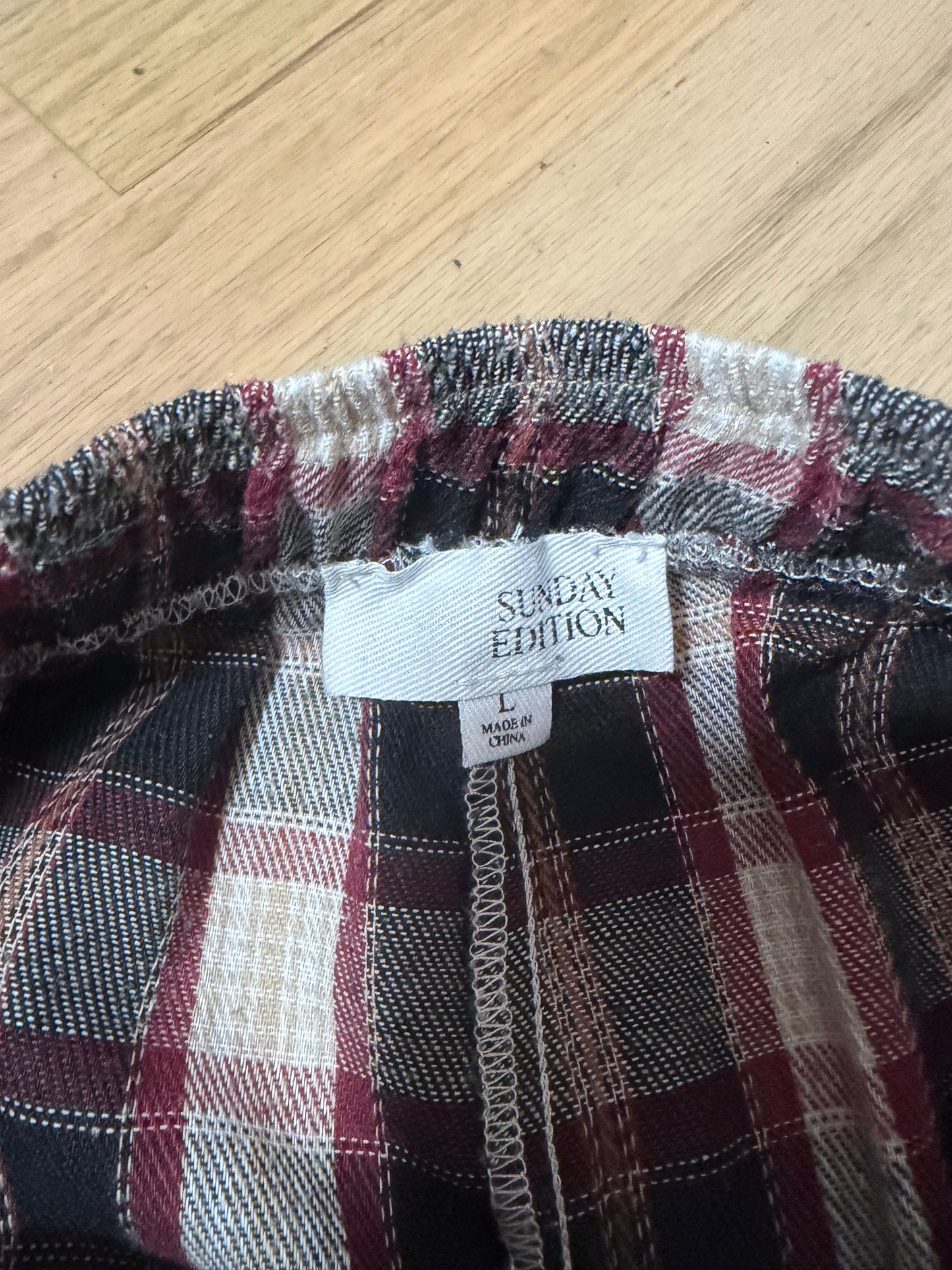 Best Med (Tagged Large) Plaid Boxer Shorts