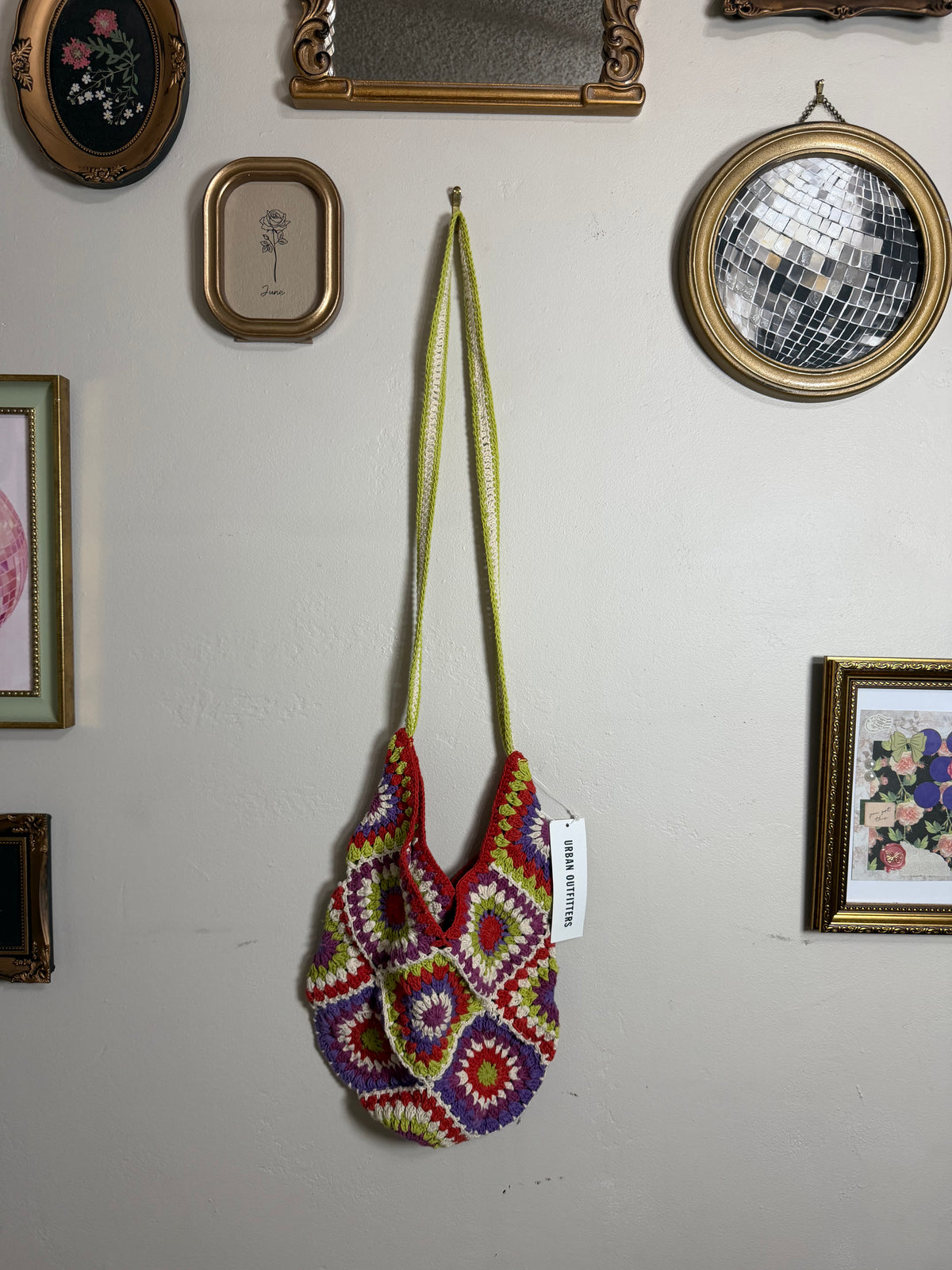 Colorful NWT Crochet Bag