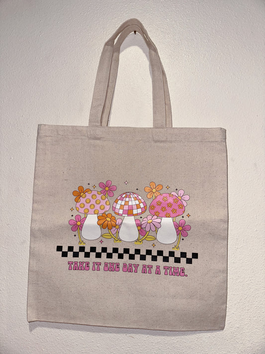 Take It One Day At A Time Tote Bag