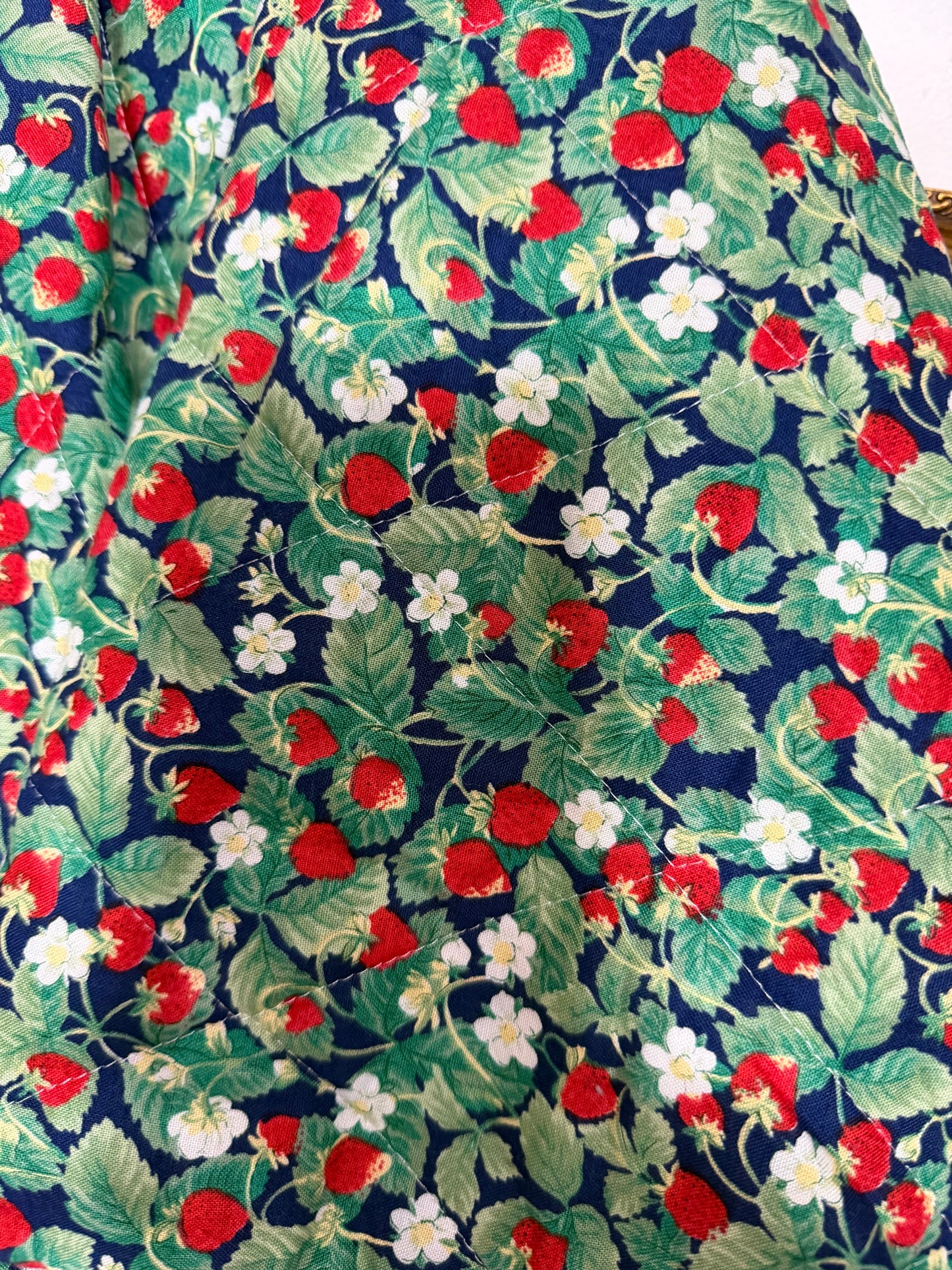 Medium Strawberry Print Robe