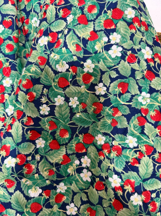 Medium Strawberry Print Robe