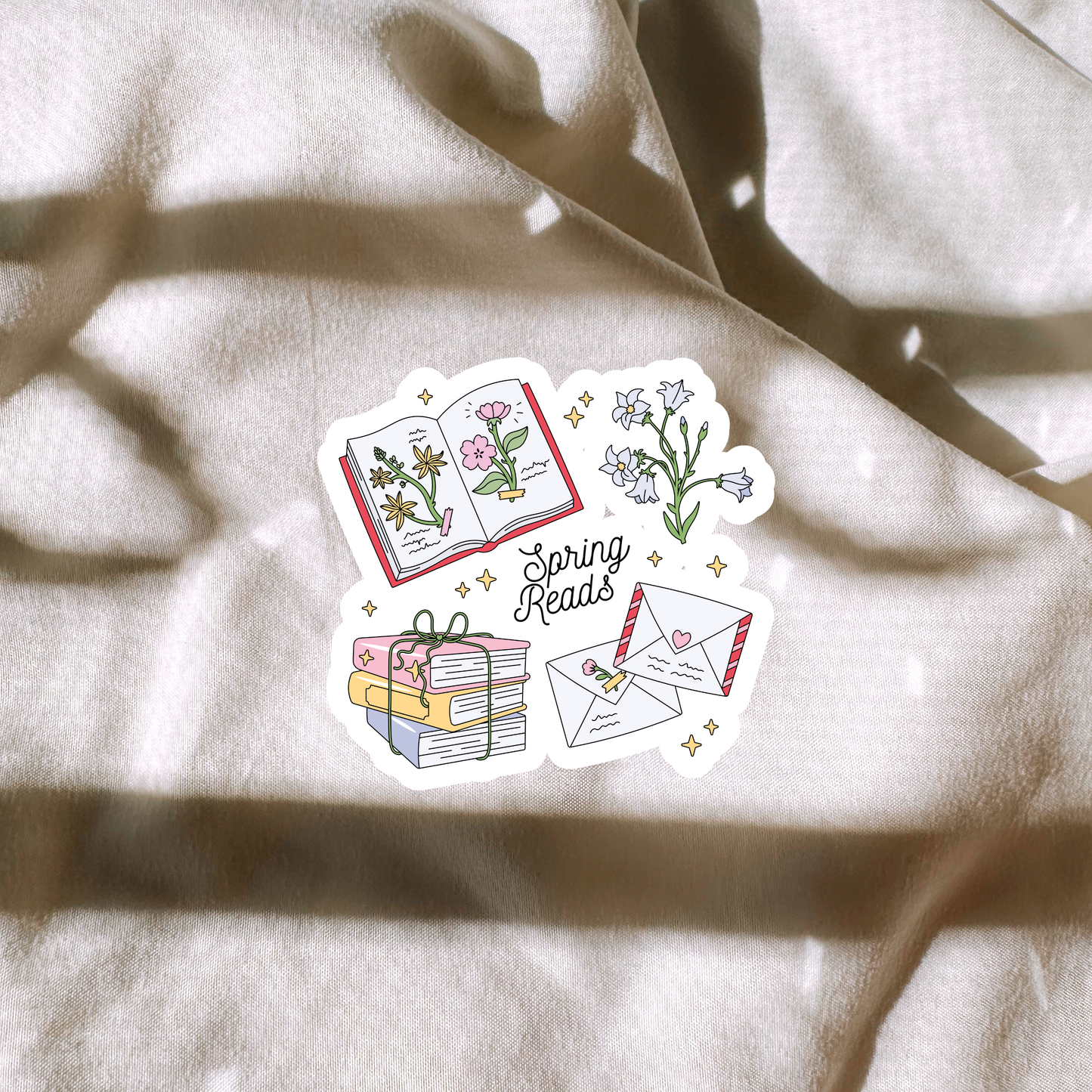 Spring Reads Sticker