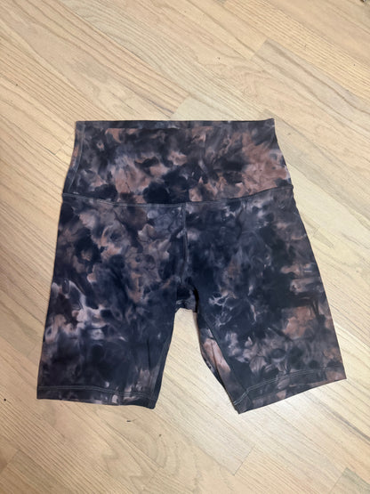 Size 6 8" Diamond Dye Tie Dye Biker Shorts