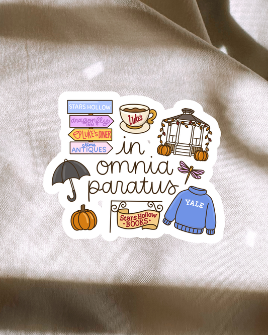 In Omnia Paratus Sticker