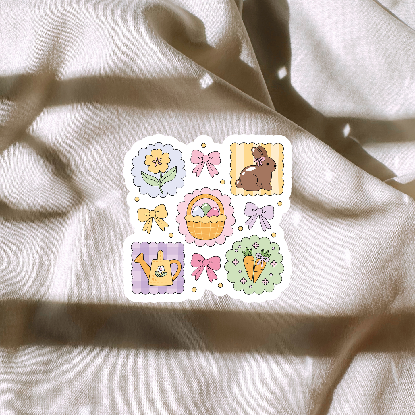 Easter Squares Sticker